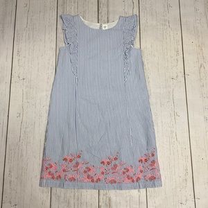 Gap Kids NWT Seersucker Embroidered Dress